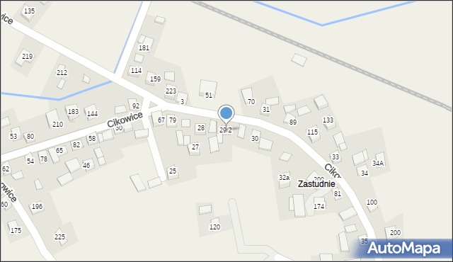 Cikowice, Cikowice, 29/2, mapa Cikowice