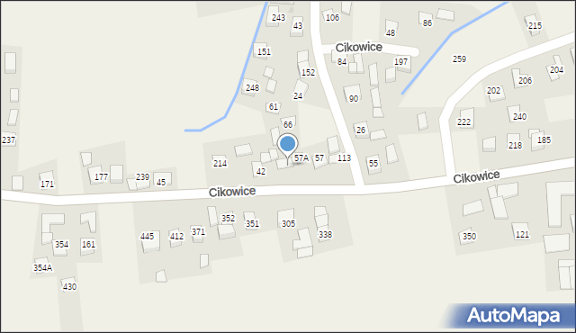 Cikowice, Cikowice, 77, mapa Cikowice