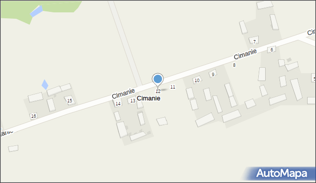 Cimanie, Cimanie, 12, mapa Cimanie
