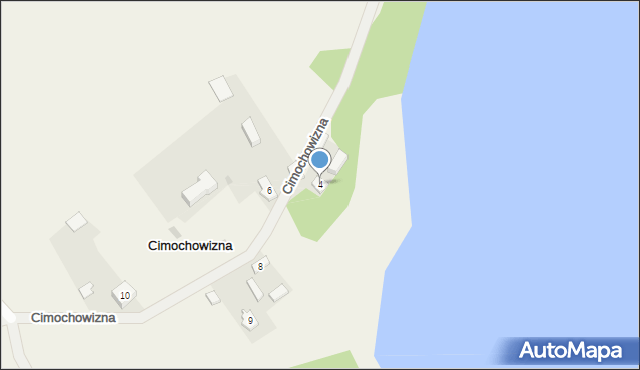 Cimochowizna, Cimochowizna, 4, mapa Cimochowizna