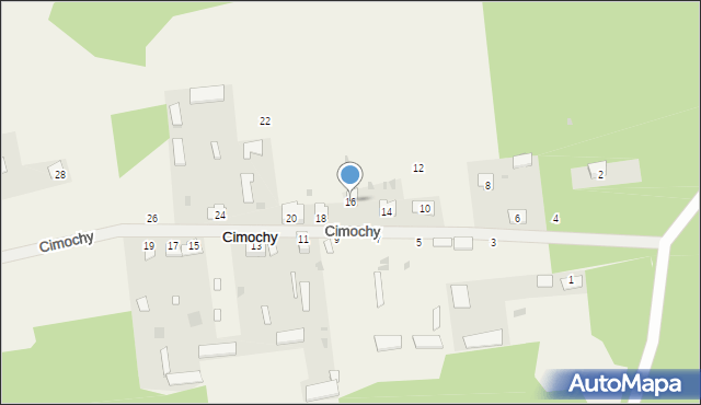 Cimochy, Cimochy, 16, mapa Cimochy