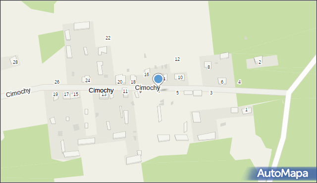 Cimochy, Cimochy, 7, mapa Cimochy