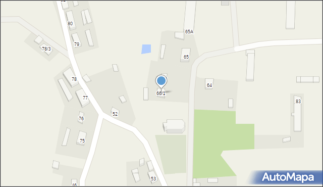 Ciosaniec, Ciosaniec, 66/1, mapa Ciosaniec