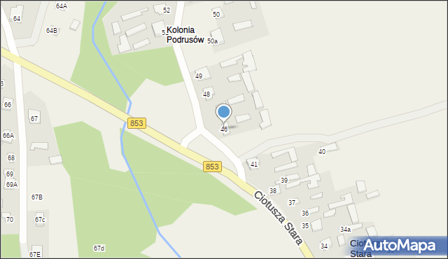 Ciotusza Stara, Ciotusza Stara, 46, mapa Ciotusza Stara