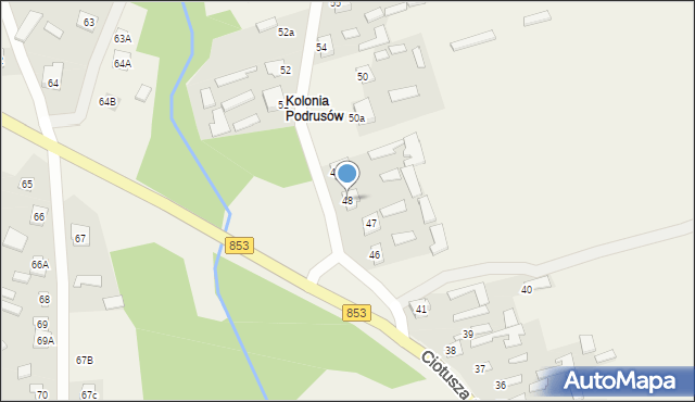 Ciotusza Stara, Ciotusza Stara, 48, mapa Ciotusza Stara