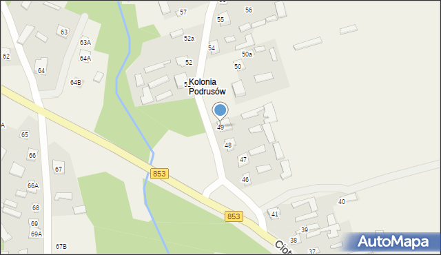 Ciotusza Stara, Ciotusza Stara, 49, mapa Ciotusza Stara