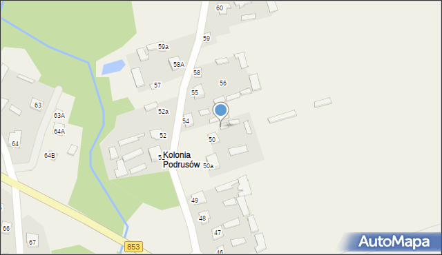 Ciotusza Stara, Ciotusza Stara, 50a, mapa Ciotusza Stara