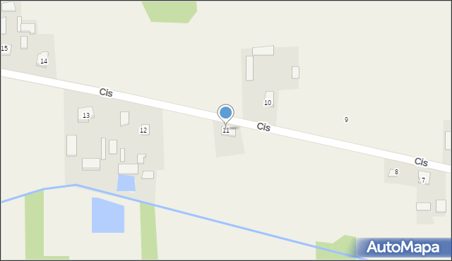 Cis, Cis, 11, mapa Cis