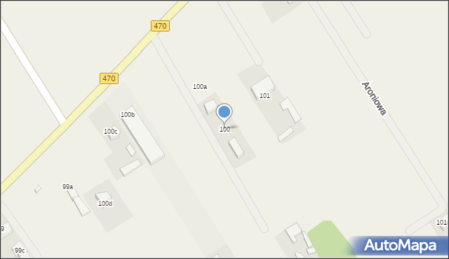 Cisew, Cisew, 100, mapa Cisew