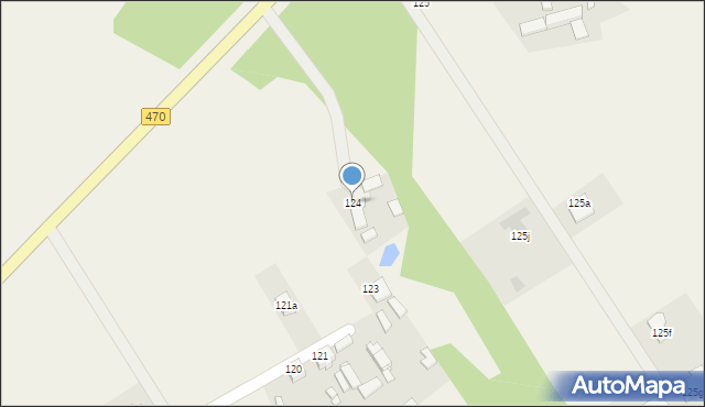 Cisew, Cisew, 124, mapa Cisew