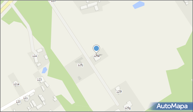 Cisew, Cisew, 125a, mapa Cisew