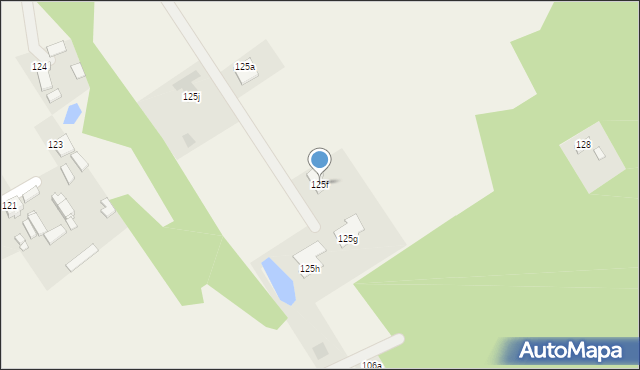 Cisew, Cisew, 125f, mapa Cisew