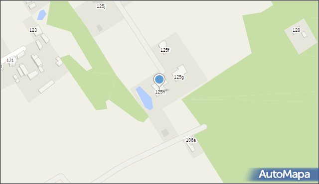 Cisew, Cisew, 125h, mapa Cisew