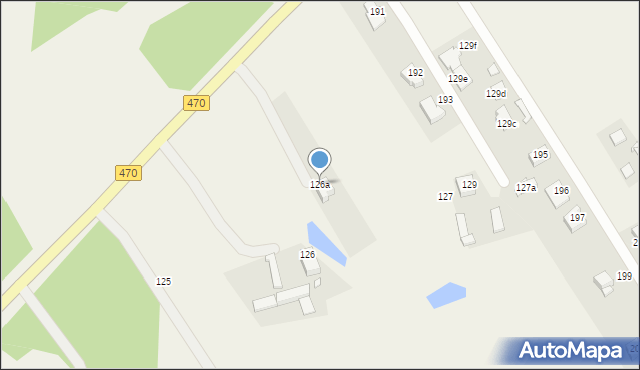 Cisew, Cisew, 126a, mapa Cisew