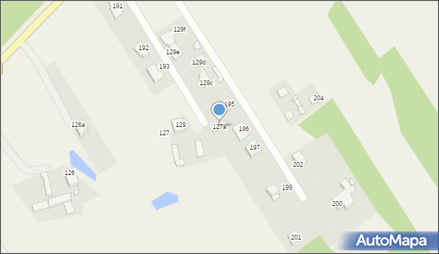 Cisew, Cisew, 127a, mapa Cisew