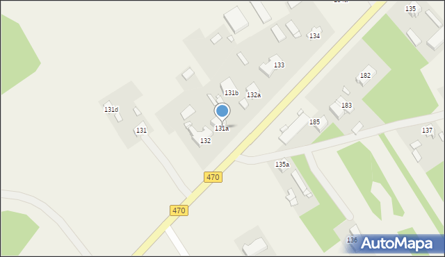 Cisew, Cisew, 131a, mapa Cisew