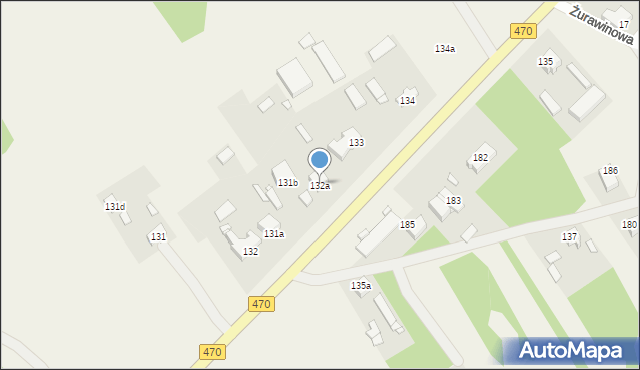 Cisew, Cisew, 132a, mapa Cisew