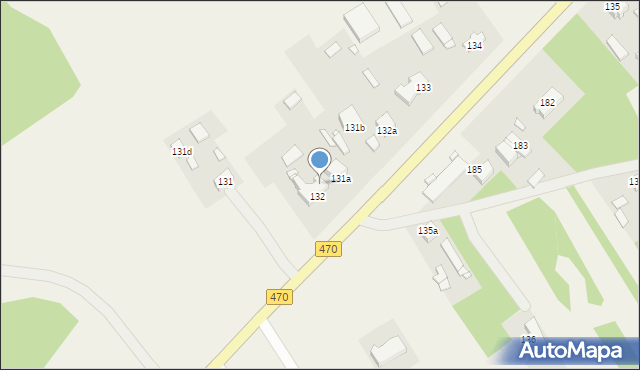 Cisew, Cisew, 132b, mapa Cisew