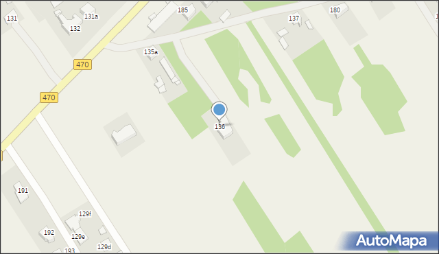 Cisew, Cisew, 136, mapa Cisew