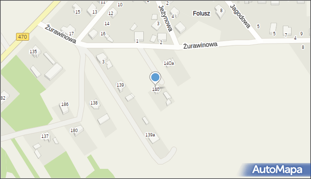 Cisew, Cisew, 140, mapa Cisew