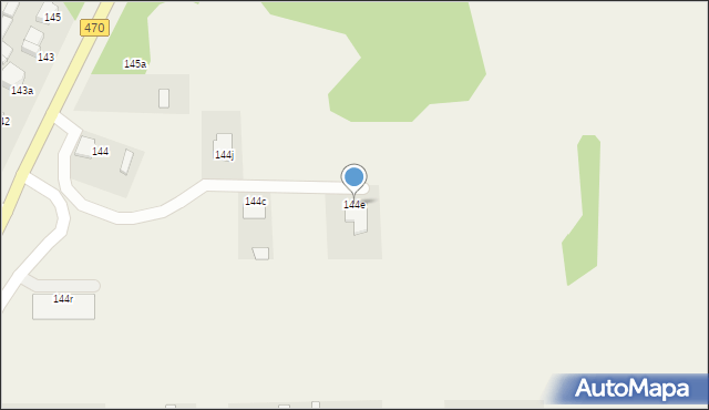 Cisew, Cisew, 144e, mapa Cisew