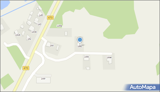 Cisew, Cisew, 144j, mapa Cisew