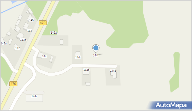 Cisew, Cisew, 144l, mapa Cisew