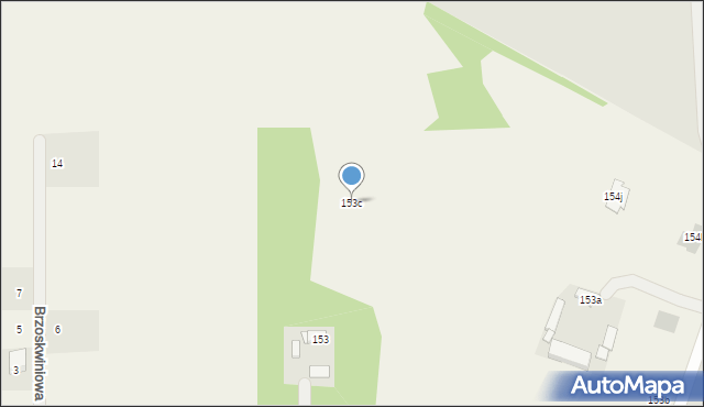 Cisew, Cisew, 153c, mapa Cisew