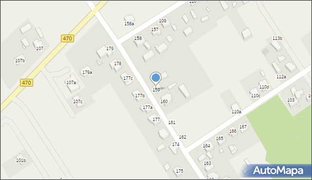 Cisew, Cisew, 159, mapa Cisew