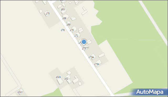 Cisew, Cisew, 173, mapa Cisew