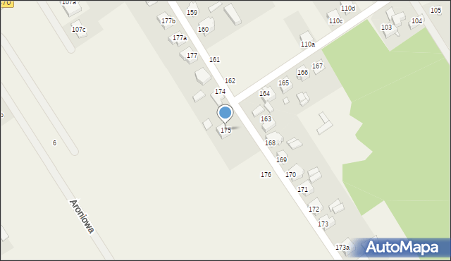 Cisew, Cisew, 175, mapa Cisew