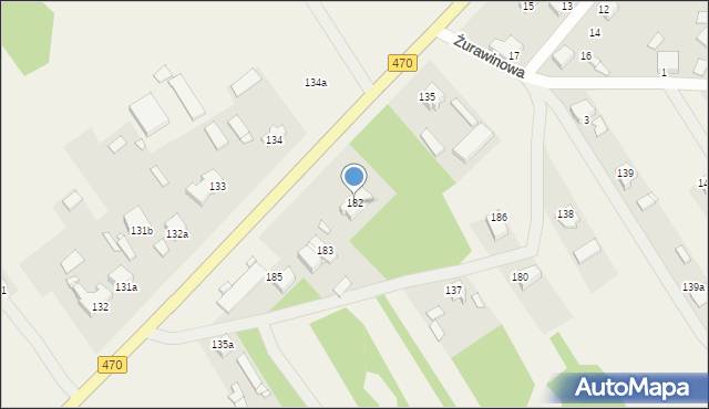 Cisew, Cisew, 182, mapa Cisew