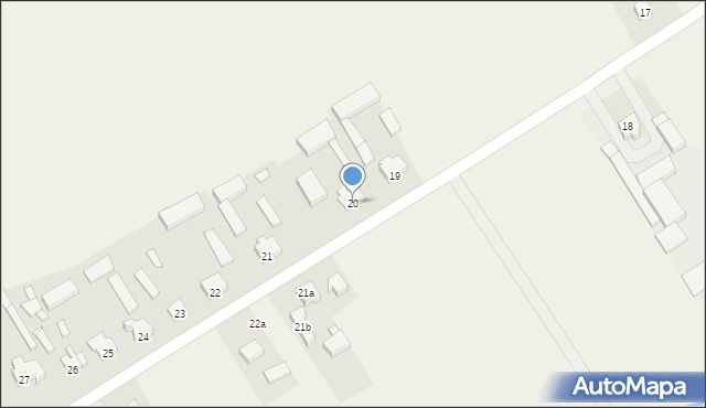 Cisew, Cisew, 20, mapa Cisew