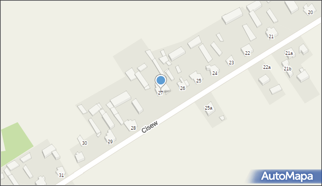 Cisew, Cisew, 27, mapa Cisew