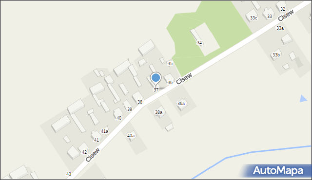 Cisew, Cisew, 37, mapa Cisew