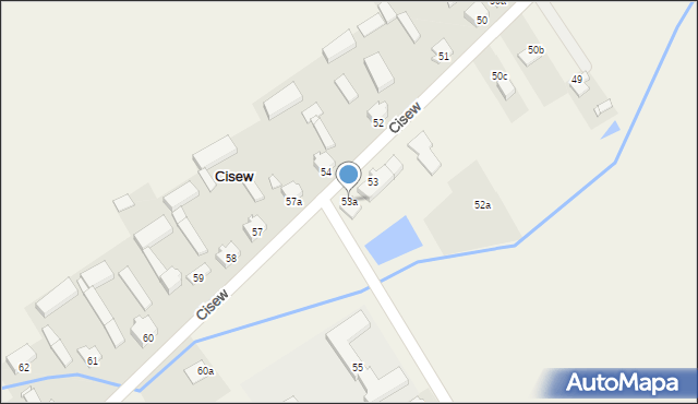 Cisew, Cisew, 53a, mapa Cisew