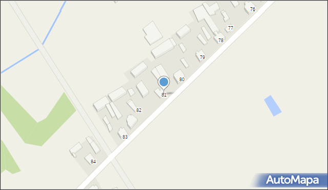 Cisew, Cisew, 81, mapa Cisew