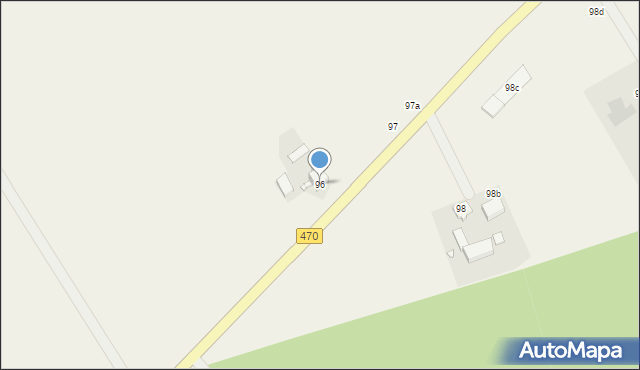 Cisew, Cisew, 96, mapa Cisew
