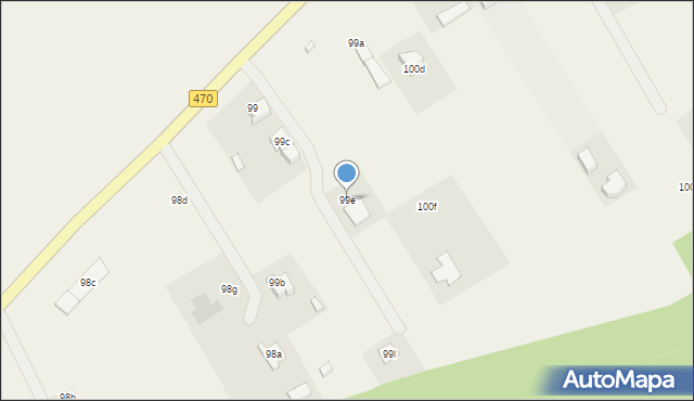 Cisew, Cisew, 99e, mapa Cisew