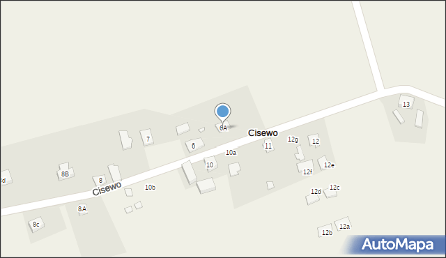 Cisewo, Cisewo, 6A, mapa Cisewo