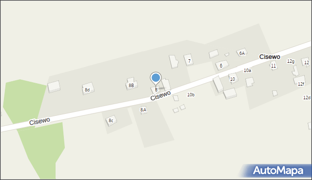 Cisewo, Cisewo, 8, mapa Cisewo