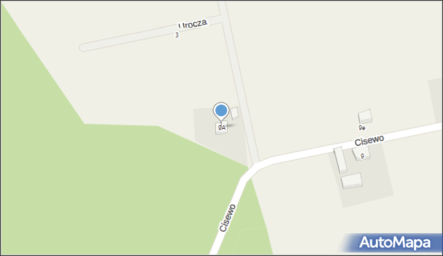 Cisewo, Cisewo, 9A, mapa Cisewo