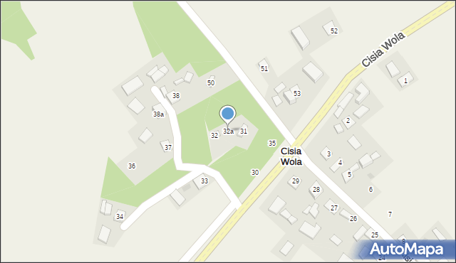 Cisia Wola, Cisia Wola, 32a, mapa Cisia Wola
