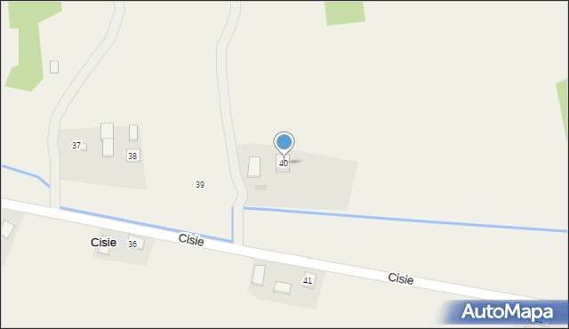 Cisie, Cisie, 40, mapa Cisie
