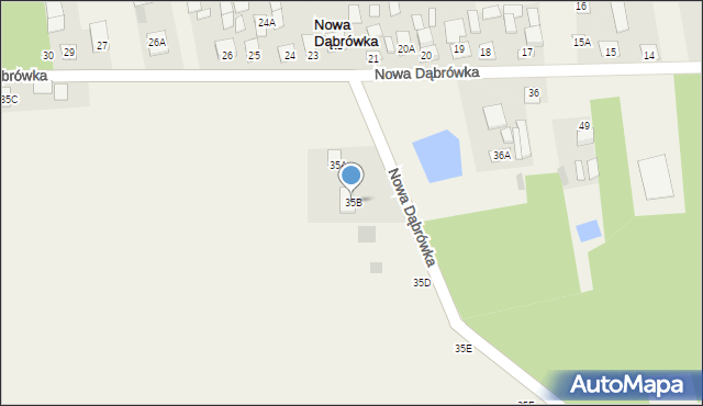 Cisie-Zagrudzie, Cisie-Zagrudzie, 35B, mapa Cisie-Zagrudzie