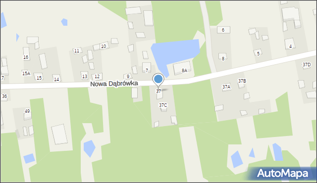 Cisie-Zagrudzie, Cisie-Zagrudzie, 37, mapa Cisie-Zagrudzie