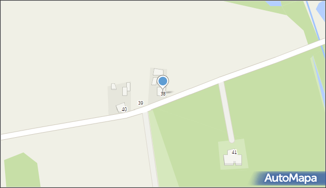 Cisie-Zagrudzie, Cisie-Zagrudzie, 38, mapa Cisie-Zagrudzie