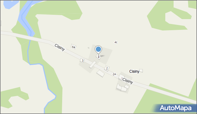 Cisiny, Cisiny, 4, mapa Cisiny