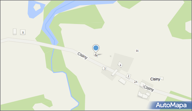 Cisiny, Cisiny, 6a, mapa Cisiny