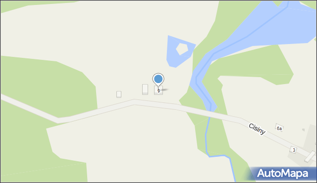 Cisiny, Cisiny, 9, mapa Cisiny